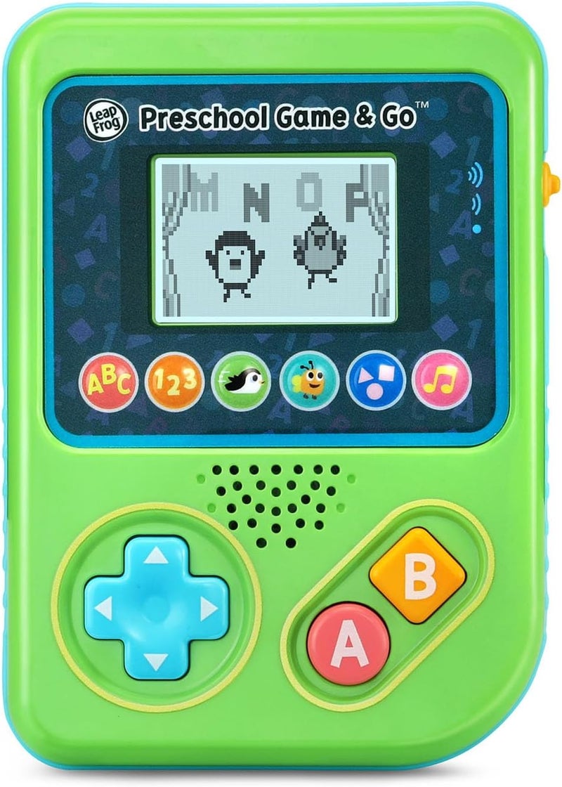 LeapFrog Preschool Game and Go Handheld Video Game Toy, Green - Image 1